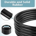 thumbnail image 3 of 12ft 3/8 Flare Propane Quick Connect Hose, RV Quick Connect Propane Hose, Propane Hose Extension - 1/4" Male Flow Plug for RV, 3 of 6