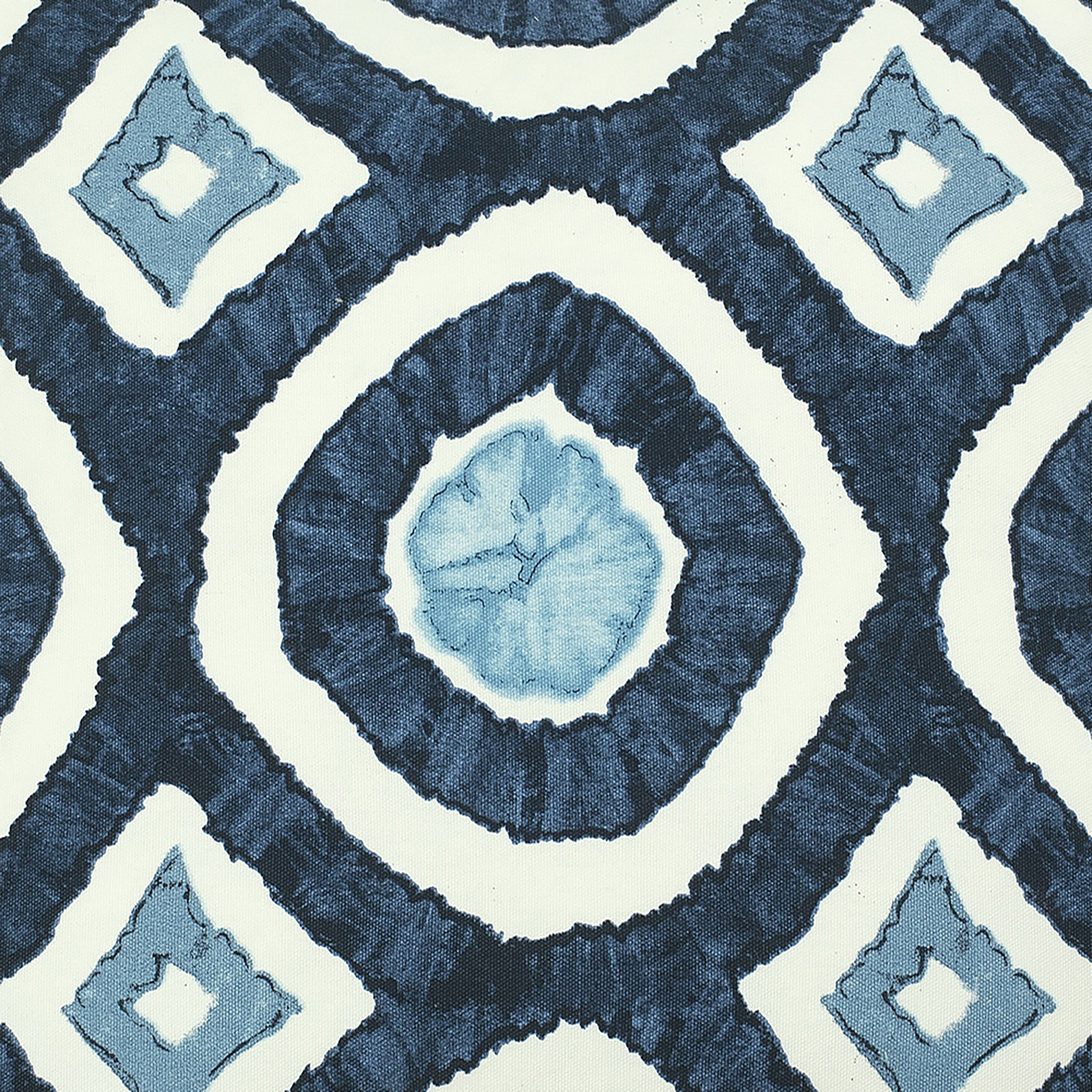 Nikki Chu Indigo Collection Embroidered 20" x 20" Decorative Pillow