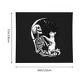 thumbnail image 4 of Halloween Tapestry Halloween Decor, Halloween Vintage Skeleton Cat Wall Tapestry Aesthetic, Halloween Decorations Tapestry Wall Hanging for Bedroom, Livingroom - 60x51in, 4 of 6
