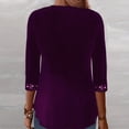 thumbnail image 6 of Women's sequined long-sleeved top with, 6 of 8