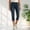 Grey, variant on DuoJiaJ Stretch Capri Pants Slim Fit Ankle Jeans Casual Comfortable Trousers For Everyday Wear Women Casual Pants Blue L