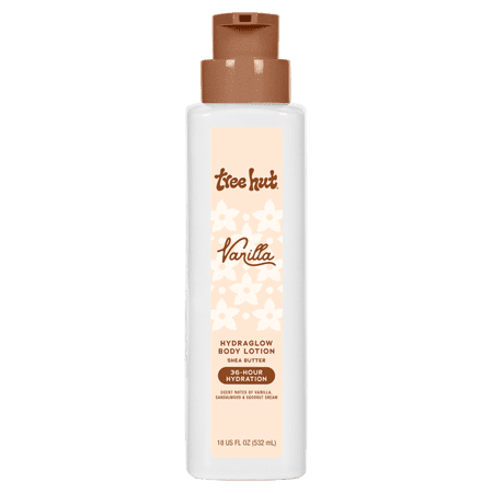Tree Hut Vanilla Hydraglow Shea Butter Body Lotion, 18 fl oz