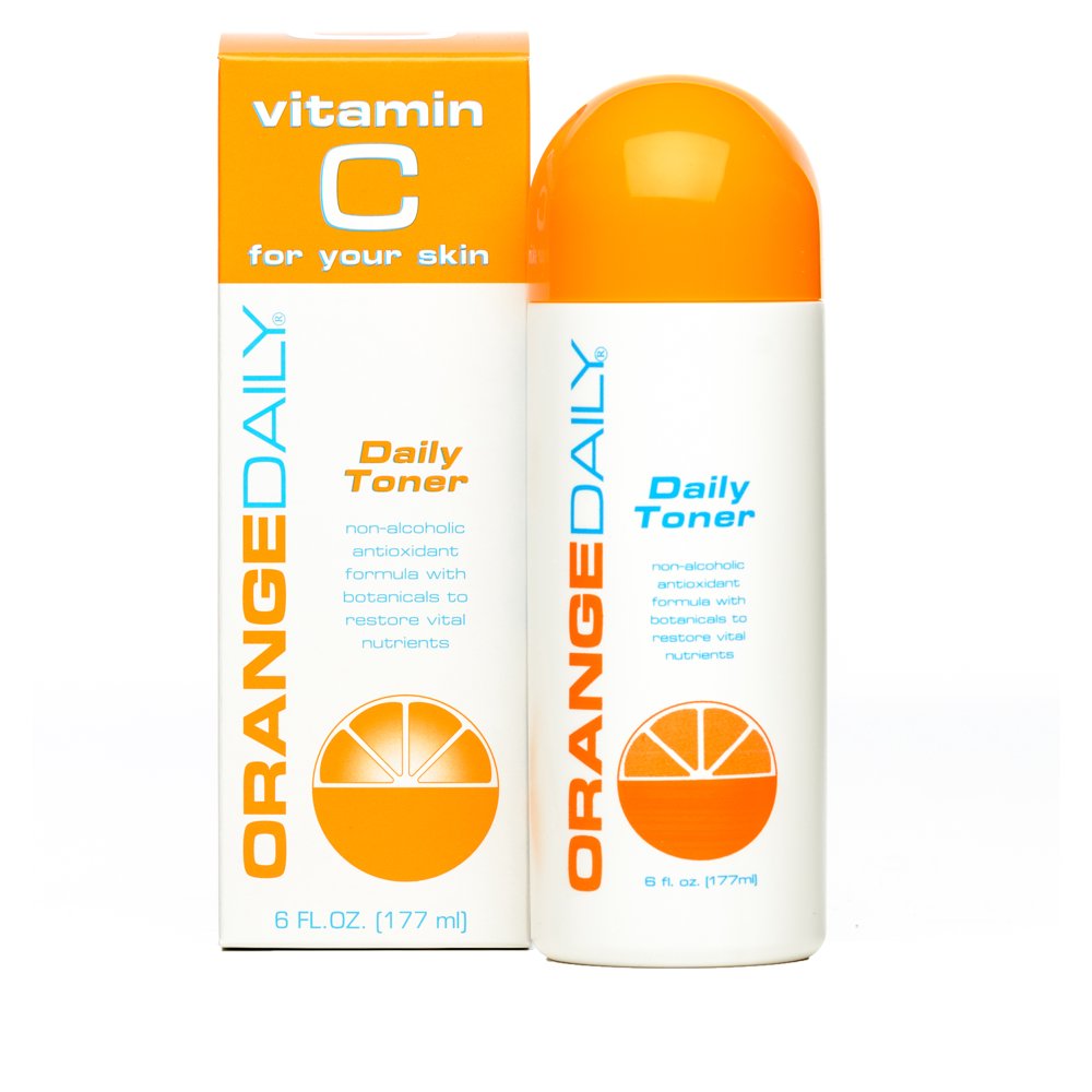 OrangeDaily Vitamin C Toner for Healthier Looking Skin, Alcohol Free