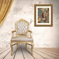 thumbnail image 3 of Zarris, Chariklia 19x24 Gold Ornate Wood Framed with Double Matting Museum Art Print Titled - Provincial Paisley II, 3 of 4