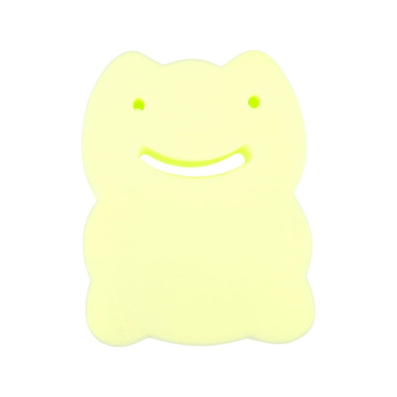 Unique Bargains 1 Pc Cartoon Frog Shape Bath Sponge Body Scrubber Green