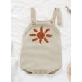 thumbnail image 2 of Suealasg Baby Boys Girls Clothes Outfit Sleeveless Square Neck Sun Embroidery Romper Jumpsuit Infant Overalls Bodysuit 0-24 Months, 2 of 8