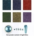 thumbnail image 6 of BISHENGYF 6 Box Chrome Nail Glitter, Holographic Classic Nail Art Powder Set, Shiny Nail Glitter Powder with Magic Mirror Finish for Nail Art Design Decoration. (07), 6 of 8