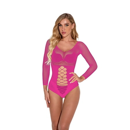 

Bessbest New Intimates Womens Transparent Pajamas Underwear Mesh Bodystockings Dress Pajamas Underwear