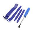 thumbnail image 1 of Unique Bargains 5 in 1 Blue Car Door Clip Audio Installer Rivet Remover Pry Tool Dismantle Kit, 1 of 3