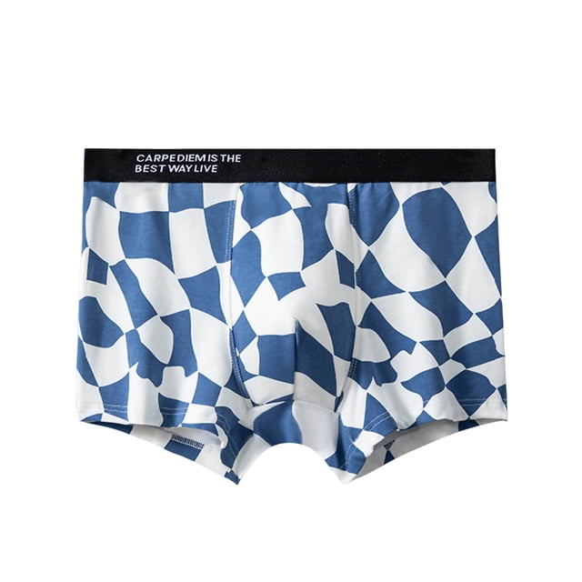 Mens Underwear Boxer Mens Digital Printing Breathable Close Fitting Comfortable Boxers