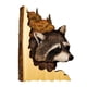 thumbnail image 3 of Tallado De Animales Artesanía Madera De Pino Colgantes Tallados De Animales Exquisita Decoración De Pared De Animales Tallados 3D Animal Tallado Hecho A Mano Para La Decoración De La Sala De Estar Serendint HA027464-01, 3 of 6