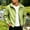 Green, variant on Rain Jacket Men Waterproof, Lightweight Outerwear Zip Up, Elastic Cuffs, Drawstring Windbreaker Running Cycling Hiking Hooded Raincoat with Pockets