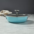 thumbnail image 6 of Infuse 3Qt Nonstick Aluminum Covered Caldero Saute Pan, Aqua, 6 of 6