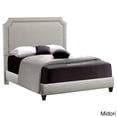 thumbnail image 2 of Leffler Home Manor Belgrave King Upholstered Bed with Rails and Footboard Navy, 2 of 5