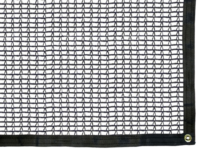 30 Black Knitted Shade Cloth, 20' wide x 20' long