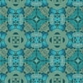 thumbnail image 1 of Ahgly Tapis d'Intérieur Lavable en Machine Carré Turquoise Vert, 7 Pieds Carré, 1 of 7