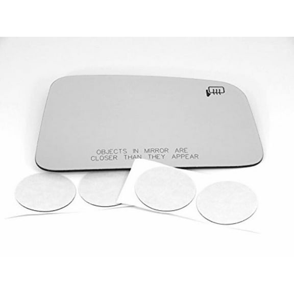 07-10 Linc MKS, 07-11 Fd Edge, Heated Right Passenger Side Mirror Glass Lens W/o Backing Plate Comes with Adhesive, USA