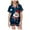 Blue, variant on LUOGENLI Christmas Pajamas Shorts Set Kids Pajamas for Children Shirt and Pant Matching Set Fashion Sleepwear Set with Pockets for Christmas Green Size 10-11 Years