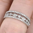 thumbnail image 3 of K-KED Women Elegant Delicate Jewelry Cubic Zircon 925 Silver Filled Ring Wedding Gifts Sz 6-10-10, 3 of 6