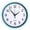 Light Blue, variant on Cterwk 8 Inch Small Wall Clock Silent Non-Ticking Battery Operated Clock for Bedroom, Office, Kitchen, Bathroom