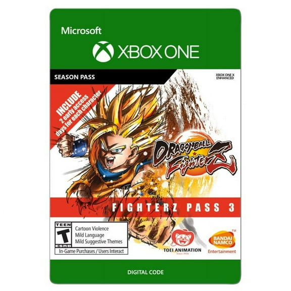 Dragon Ball FighterZ - Season Pass 3, Bandai Namco, Xbox One [Digital Download]