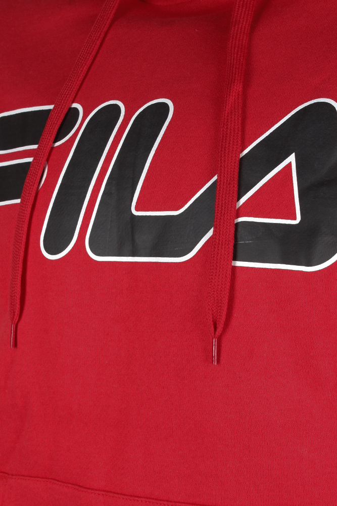 Fila Men's Filled Outline Graphic Logo Front Pocket Heavy Fleece