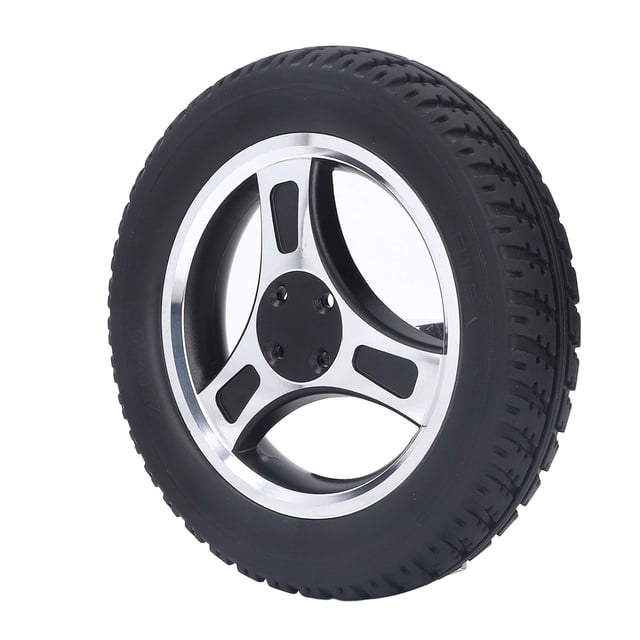 Rueda para silla de ruedas Rueda de PU Cubo de acero de aleación A prueba de explosiones Reemplazo de neumático para andador de 4 orificios 250 mm