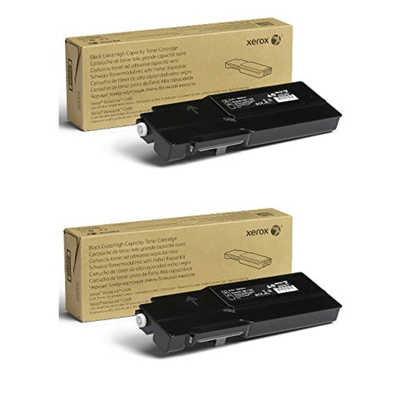 Cartucho de tóner Xerox Black de capacidad extra alta, paquete de 2