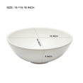 thumbnail image 5 of Logmey 16 in. x 16 in. Modern Bathroom Porcelain Ceramic Round Bowl Vessel Sink Art Basin in White, 5 of 6