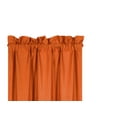 thumbnail image 6 of 1 Single Panel Solid Foam Backing Lined Room Darkening Blackout Window Curtain Panel Treatment Drape Rod Pocket Matte in Different Sizes 84", BRICK RUST R64, 6 of 6