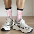 thumbnail image 6 of Rateoe Easter Cute Rabbit for Women Casual Calf Socks - Cute Crew Socks - Thin Soft Above Ankle Socks Size 5-11, 6 of 6