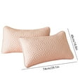 thumbnail image 3 of chaungfeng Safe and Sound Pillow Protector, Standard Size Microfiber Breathable Soft Pillow Cover, Decorative Quilted Pillowcases Soft Breathable for All Season (29.1x18.8 inch, 2 Pack), 3 of 6