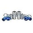 thumbnail image 3 of 2-Sets 12 Ag ISO5675 carbon Steel Hydraulic Quick connect Tractor couplingcoupler Poppet Valve,Pioneer Type, Set wDust cap, 3 of 4