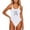 White, variant on Women's Fashion Letter Printed Swimwear Sexy Bikini Backless Sleeveless Swimsuit