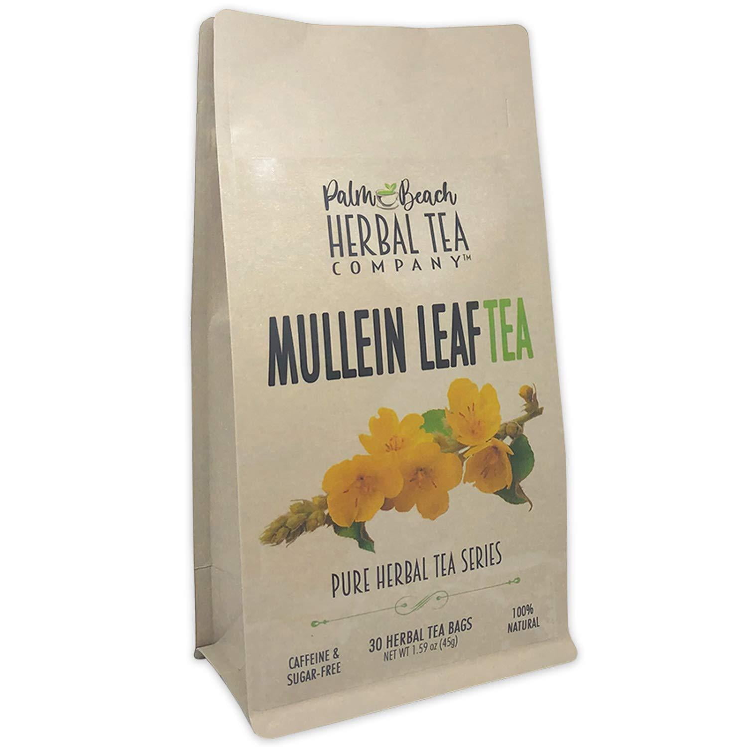 Mullein Leaf Tea Pure Herbal Tea Series by Palm Beach Herbal Tea