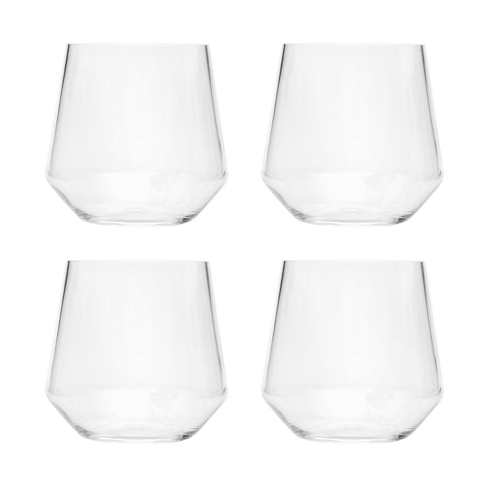 Better Homes & Gardens Claro Stemless Wine Glasses, Set of 4 Walmart
