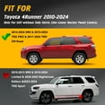 thumbnail image 2 of Running Boards Fit for 2010-2024 Toyota 4Runner Side Steps Nerf Bar BLK Pair, 2 of 11
