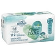Pampers Aqua Pure Baby Wipes 2X FlipTop Packs 112 Total Wipes (Select