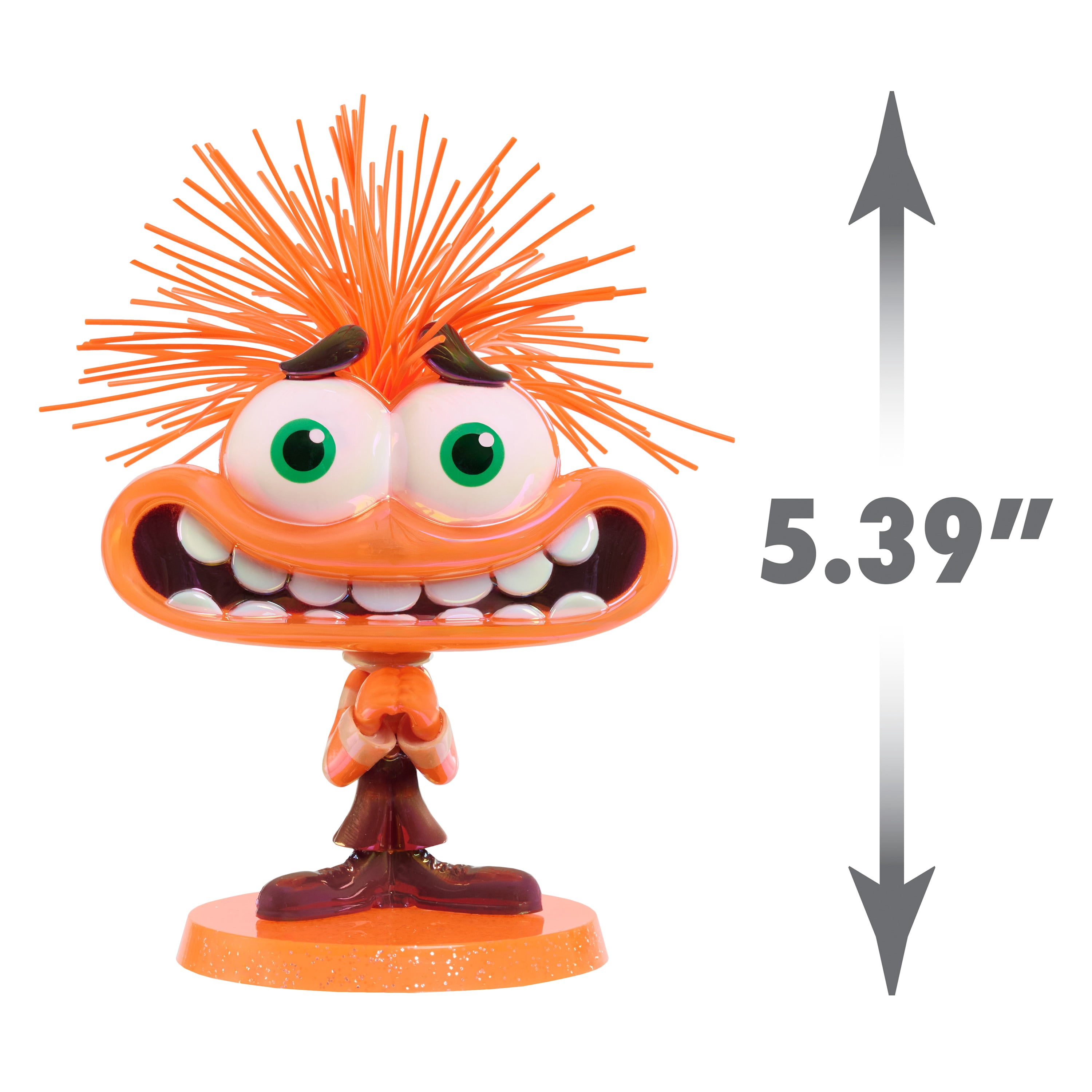 Disney and Pixar Inside Out 2 Collectible Anxiety Bobblehead Figure toy for Kids Ages 3+