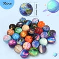 thumbnail image 2 of Bouncy Balls Pollieay Galaxy, 30 unidades, 32 mm, regalos de goma para fiestas espaciales, 2 of 7