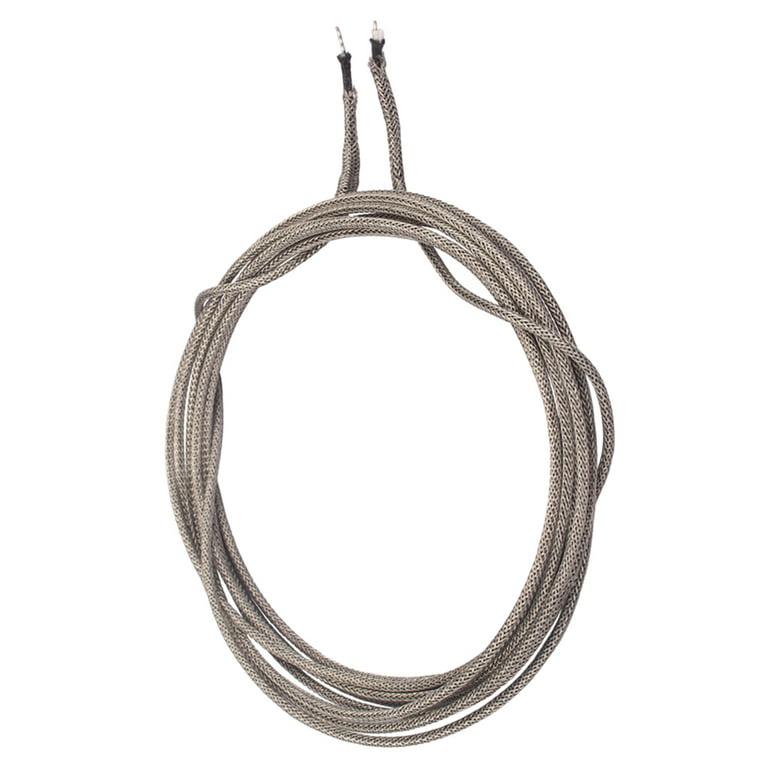 2x 300cm Vintage 22 AWG Braided Shielded Push-Back Cloth Wire