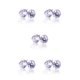 thumbnail image 1 of Minnieouse Pendientes hipoalergénicos de cristal con diamantes de imitación para mujer y niña para fiesta Type3 NO3 Minnieouse CBP002588, 1 of 5