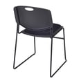 thumbnail image 5 of Regency Zeng Padded Support Stack Chair (8 pack)- Black, 5 of 5