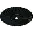 thumbnail image 3 of 36 1/4"OD x 1 7/8"P Melonie Ceiling Medallion (Fits Canopies up to 6 1/4"), Hand-Painted Jet Black, 3 of 6