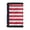 American Flag Paw Print Decoration, variant on Psesaysky Leopard Print Art Kids Trifold Wallet for Outdoor, Polyester Children's Wallet with Lightweight Portable Trifold Card Wallet