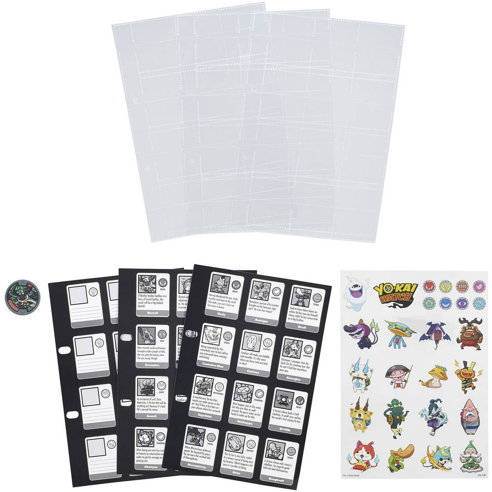 Yokai Watch Series 4 Yokai Medallium Collection Book Pages Walmart