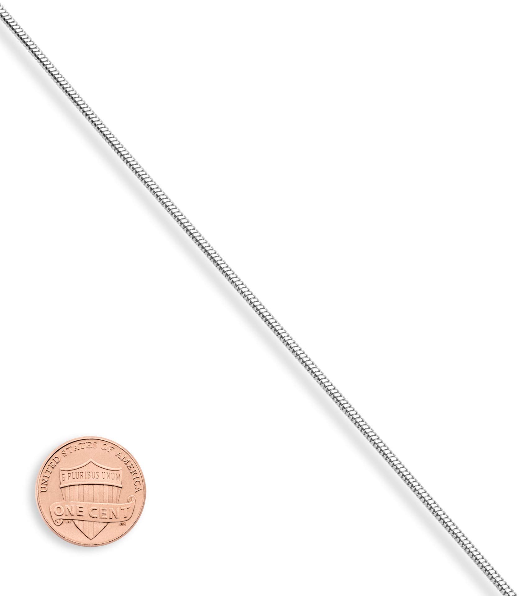 Miabella 925 Sterling Silver Italian 1.5mm, 2mm, 2.5mm Round Snake Chain Necklace for Women Made in Italy (24, 1.5mm)