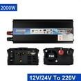 thumbnail image 2 of Modified Sine Wave Power Inverter Adapter From 12V To 220 Inverter Sine Wave 2000W Car Inverter 12V 220 Uninterruptible Power Supply 220 To The House, 2 of 7