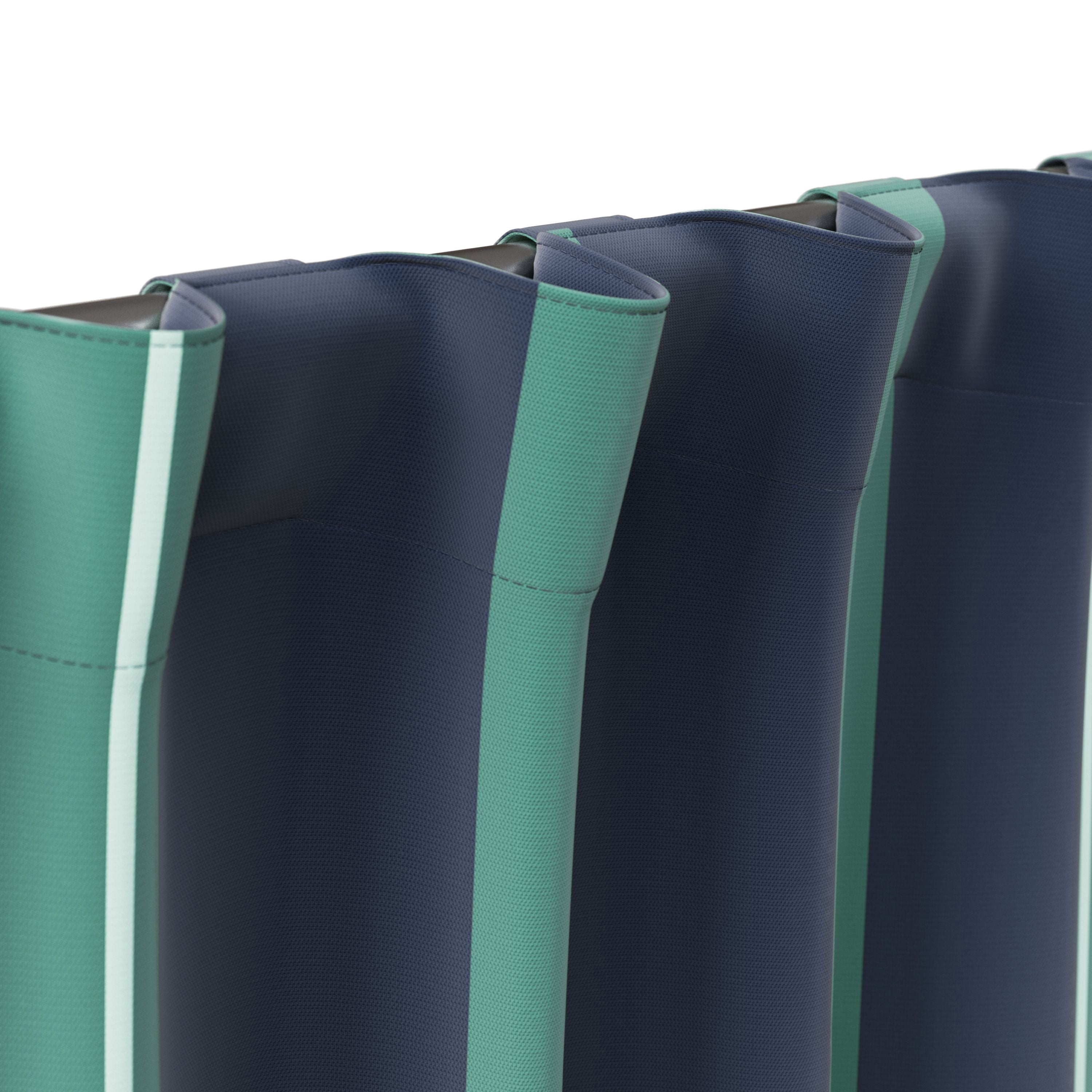 Mainstays Kids Green and Navy Blue Printed Blackout Rod Pocket with Back Tabs Single Curtain Panel, Set of 1, 38" W x 84" L
