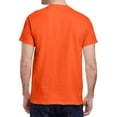 thumbnail image 3 of Jnriver Men's Short Sleeve Lightweight Heavy Cotton T-Shirt Regular-Fit Crewneck Tee for Casual Wear Gym Workout Summer Outfit - Orange - 3XL, 3 of 3